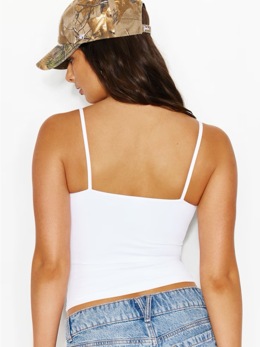 Garage Sleek Scoop Cami Top | White - Picture 4 of 4
